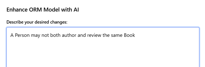 Natural Language Prompt for Exclusion Constraint